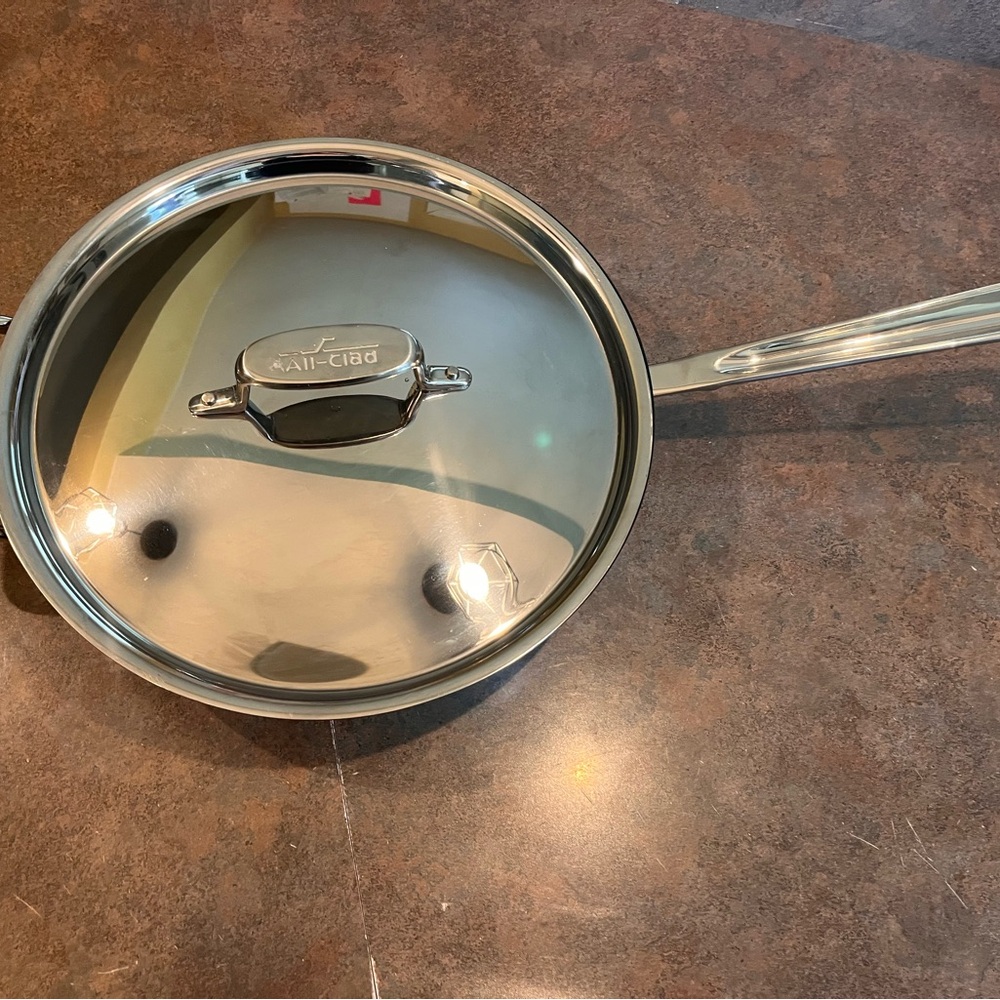 All-clad Stainless Steel Sauté Pan with Lid